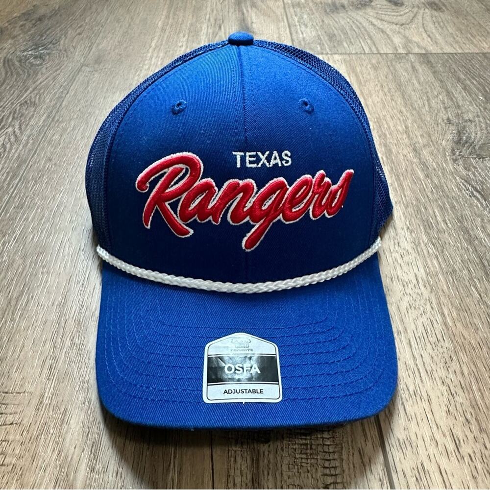 NEW!! Texas Rangers Blue Cap, MLB Genuine Merchandise, SnapBack, Adjustable